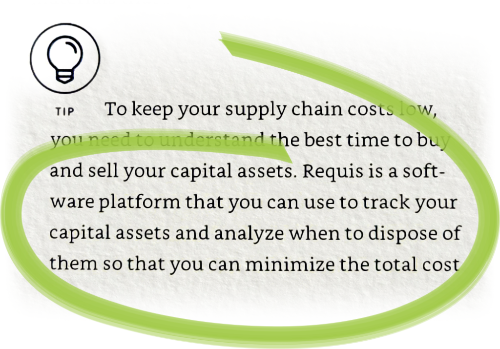 Requis Mention in Chapter 8 of Daniel Stanton's Supply Chain Management for Dummies 2nd Edition