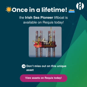 The Irish Sea Pioneer operating support vessel