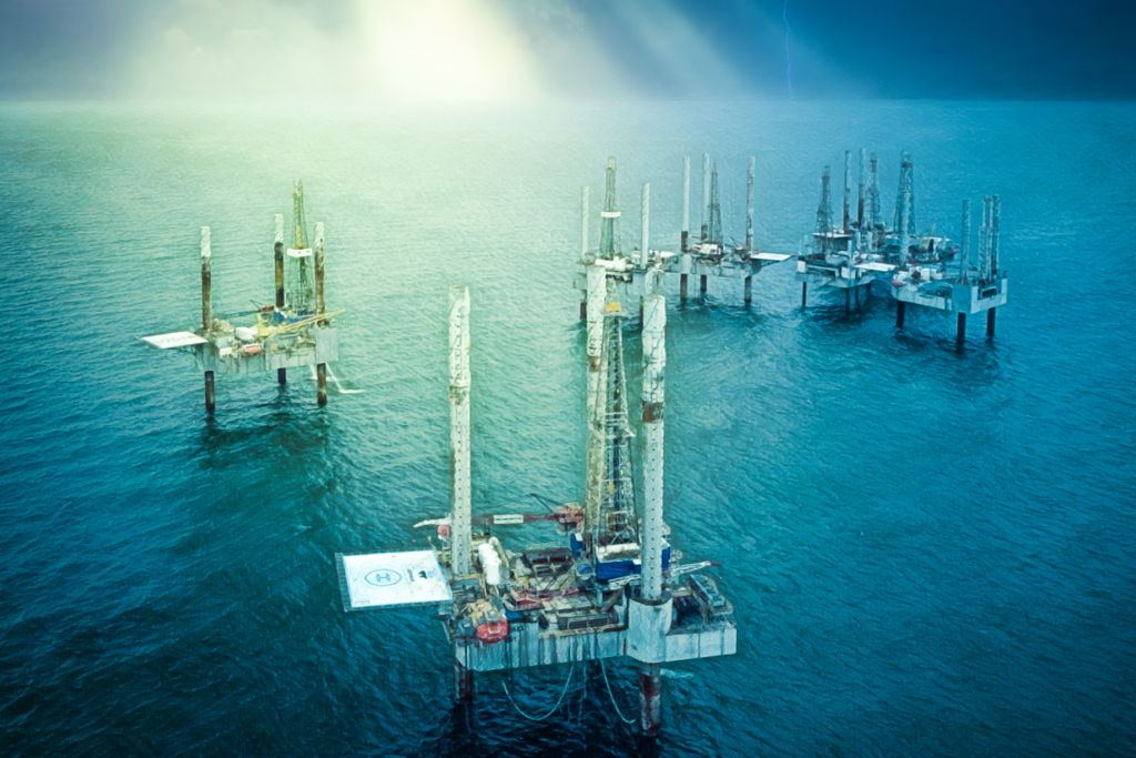 offshore oil platforms